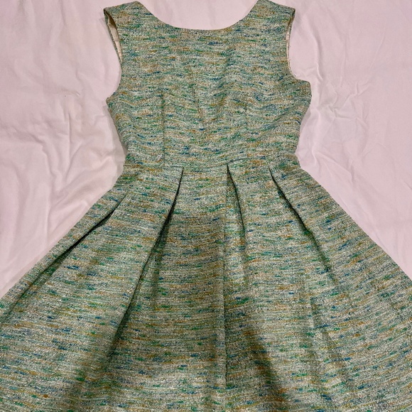 Anthropologie Paper Crown Parkside Pleated Dress XS - Picture 5 of 7